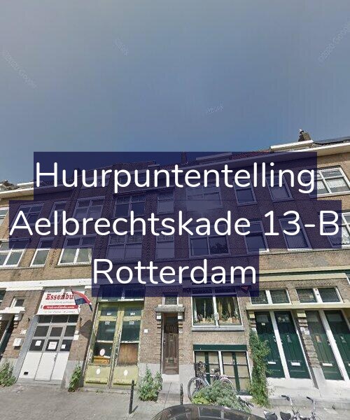 Foto gevel Huurpuntentelling voor Aelbrechtskade 13-B, Rotterdam