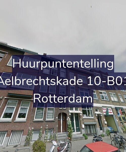 Foto gevel Huurpuntentelling voor Aelbrechtskade 10-B01, Rotterdam