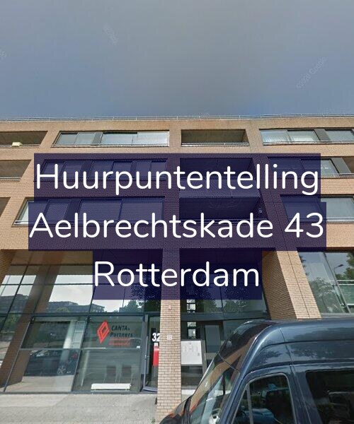 Foto gevel Huurpuntentelling voor Aelbrechtskade 43, Rotterdam