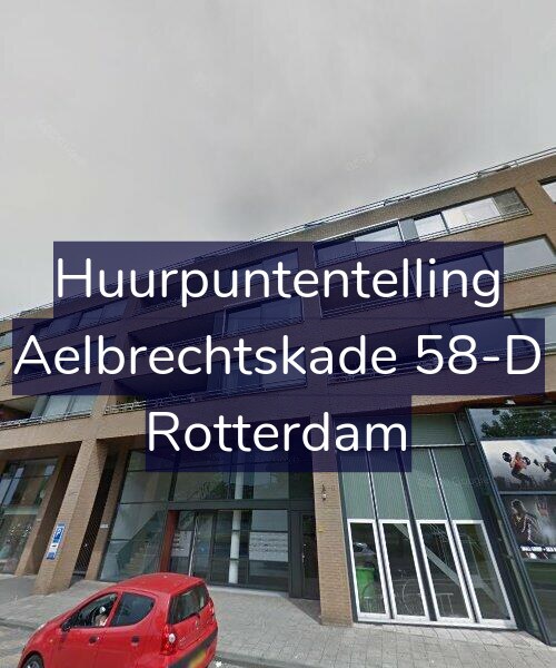 Foto gevel Huurpuntentelling voor Aelbrechtskade 58-D, Rotterdam