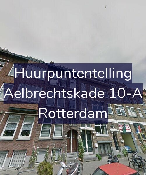 Foto gevel Huurpuntentelling voor Aelbrechtskade 10-A, Rotterdam