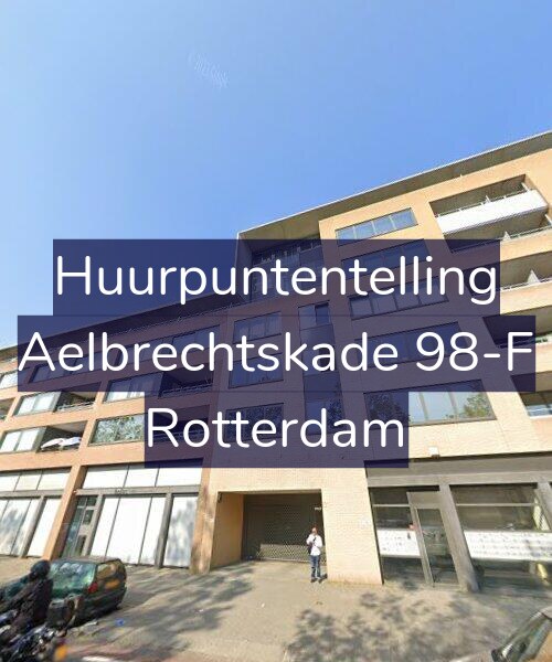 Foto gevel Huurpuntentelling voor Aelbrechtskade 98-F, Rotterdam