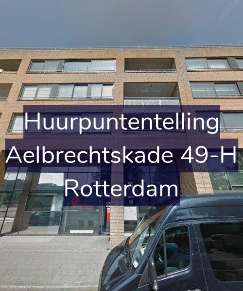 Foto gevel Huurpuntentelling voor Aelbrechtskade 49-H, Rotterdam