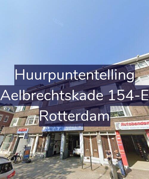 Foto gevel Huurpuntentelling voor Aelbrechtskade 154-E, Rotterdam