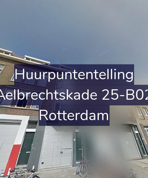 Foto gevel Huurpuntentelling voor Aelbrechtskade 25-B02, Rotterdam