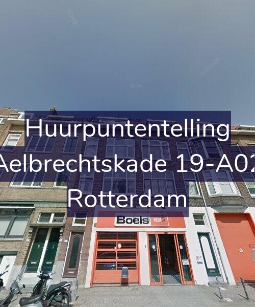 Foto gevel Huurpuntentelling voor Aelbrechtskade 19-A02, Rotterdam