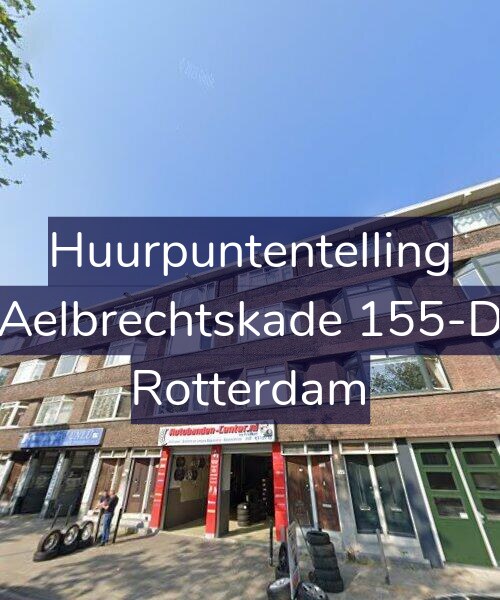 Foto gevel Huurpuntentelling voor Aelbrechtskade 155-D, Rotterdam