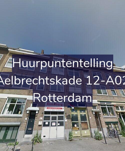 Foto gevel Huurpuntentelling voor Aelbrechtskade 12-A02, Rotterdam