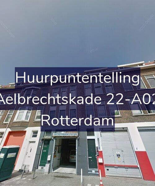 Foto gevel Huurpuntentelling voor Aelbrechtskade 22-A02, Rotterdam