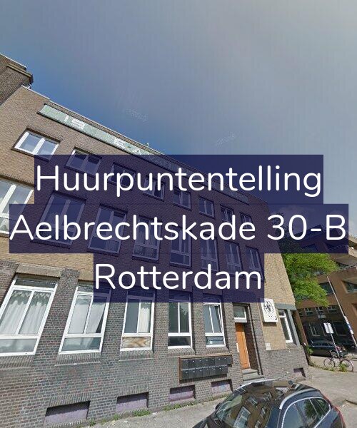 Foto gevel Huurpuntentelling voor Aelbrechtskade 30-B, Rotterdam