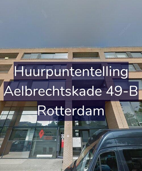 Foto gevel Huurpuntentelling voor Aelbrechtskade 49-B, Rotterdam