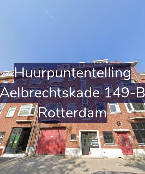 Foto gevel Huurpuntentelling voor Aelbrechtskade 149-B, Rotterdam