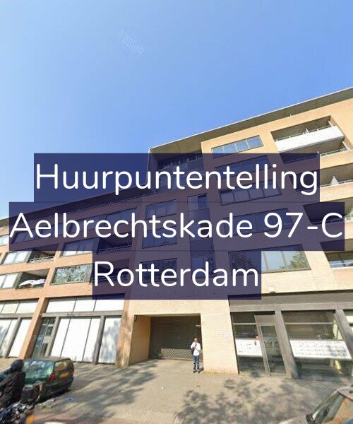 Foto gevel Huurpuntentelling voor Aelbrechtskade 97-C, Rotterdam