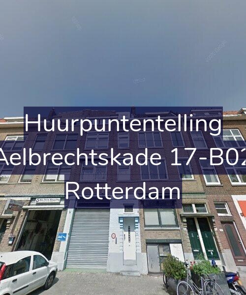 Foto gevel Huurpuntentelling voor Aelbrechtskade 17-B02, Rotterdam