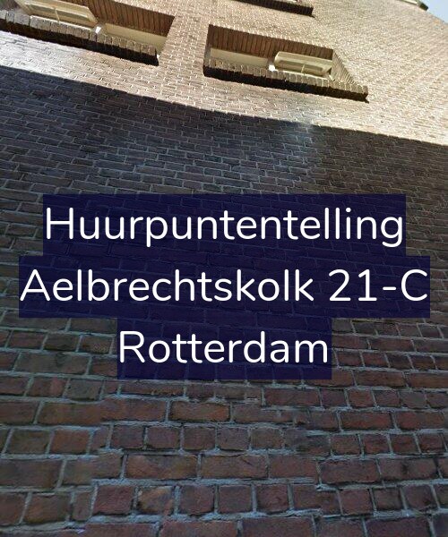 Foto gevel Huurpuntentelling voor Aelbrechtskolk 21-C, Rotterdam