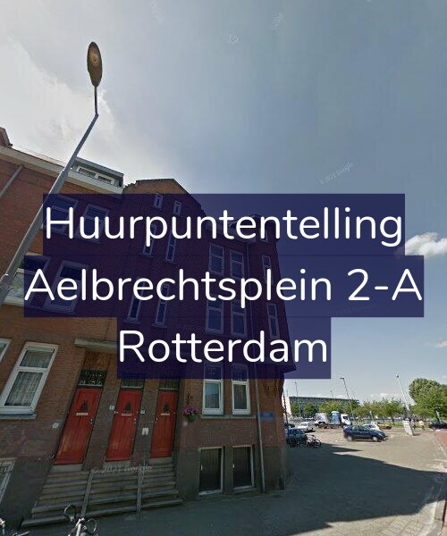 Foto gevel Huurpuntentelling voor Aelbrechtsplein 2-A, Rotterdam