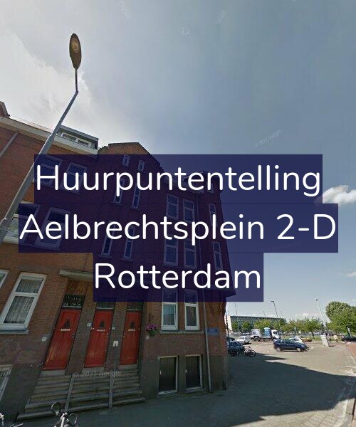 Foto gevel Huurpuntentelling voor Aelbrechtsplein 2-D, Rotterdam