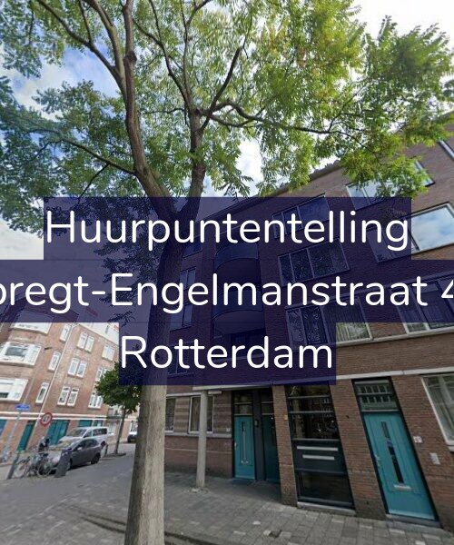 Foto gevel Huurpuntentelling voor Albregt-Engelmanstraat 4-B, Rotterdam