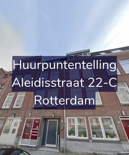 Foto gevel Huurpuntentelling voor Aleidisstraat 22-C, Rotterdam
