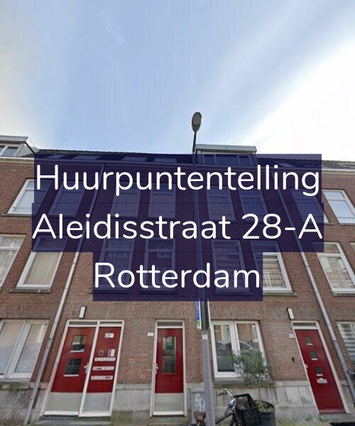 Foto gevel Huurpuntentelling voor Aleidisstraat 28-A, Rotterdam