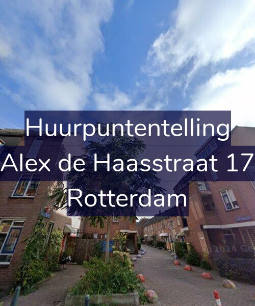 Foto gevel Huurpuntentelling voor Alex de Haasstraat 17, Rotterdam