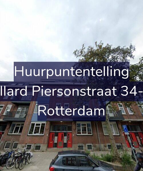 Foto gevel Huurpuntentelling voor Allard Piersonstraat 34-B, Rotterdam