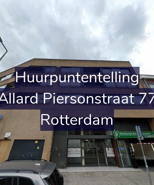 Foto gevel Huurpuntentelling voor Allard Piersonstraat 77, Rotterdam