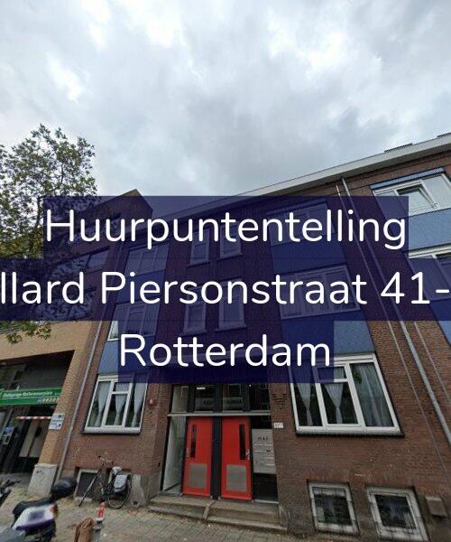 Foto gevel Huurpuntentelling voor Allard Piersonstraat 41-D, Rotterdam