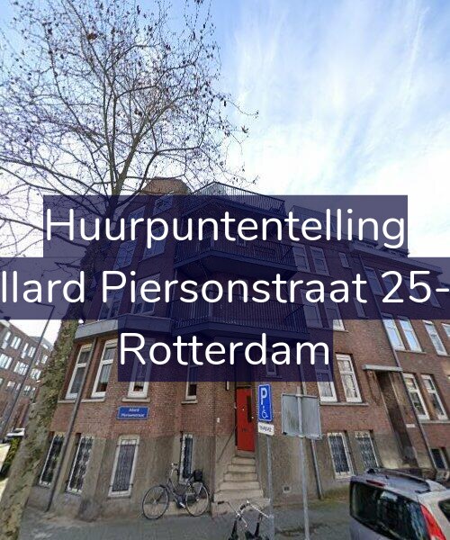 Foto gevel Huurpuntentelling voor Allard Piersonstraat 25-C, Rotterdam