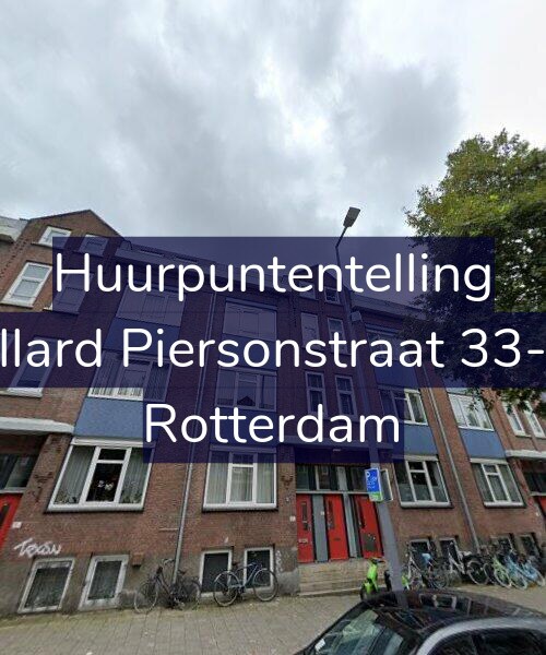 Foto gevel Huurpuntentelling voor Allard Piersonstraat 33-A, Rotterdam