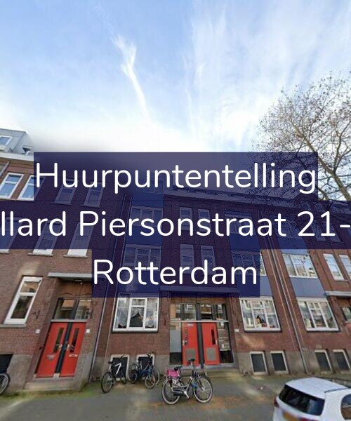 Foto gevel Huurpuntentelling voor Allard Piersonstraat 21-B, Rotterdam
