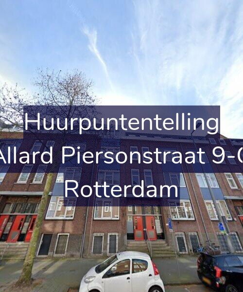 Foto gevel Huurpuntentelling voor Allard Piersonstraat 9-G, Rotterdam