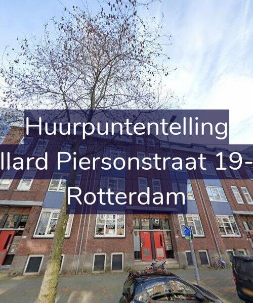 Foto gevel Huurpuntentelling voor Allard Piersonstraat 19-B, Rotterdam