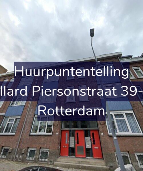 Foto gevel Huurpuntentelling voor Allard Piersonstraat 39-B, Rotterdam