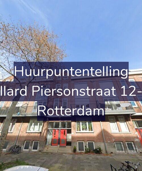 Foto gevel Huurpuntentelling voor Allard Piersonstraat 12-C, Rotterdam