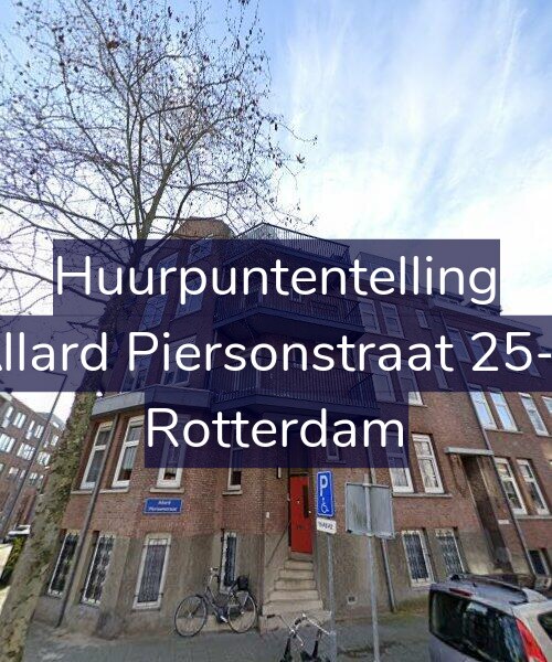 Foto gevel Huurpuntentelling voor Allard Piersonstraat 25-E, Rotterdam