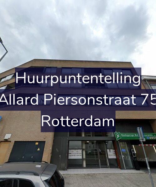 Foto gevel Huurpuntentelling voor Allard Piersonstraat 75, Rotterdam
