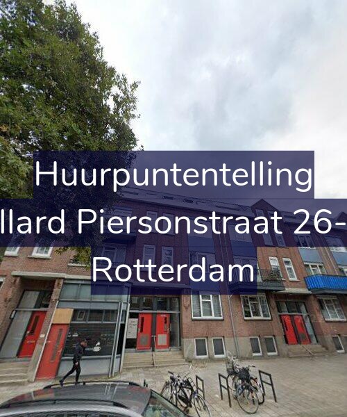 Foto gevel Huurpuntentelling voor Allard Piersonstraat 26-D, Rotterdam