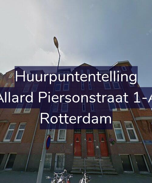 Foto gevel Huurpuntentelling voor Allard Piersonstraat 1-A, Rotterdam