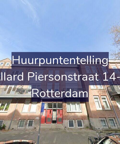 Foto gevel Huurpuntentelling voor Allard Piersonstraat 14-E, Rotterdam