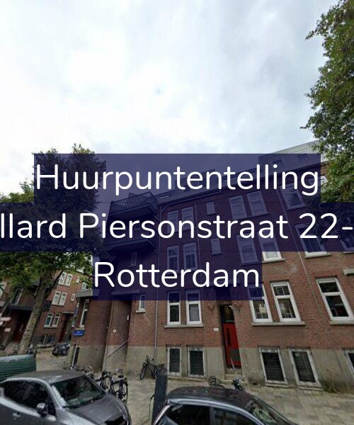 Foto gevel Huurpuntentelling voor Allard Piersonstraat 22-G, Rotterdam
