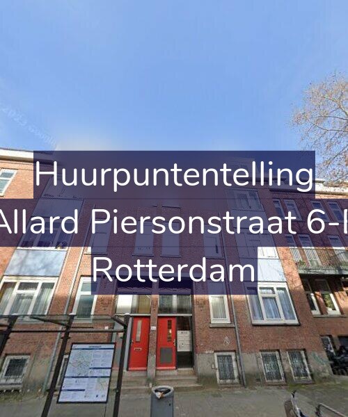 Foto gevel Huurpuntentelling voor Allard Piersonstraat 6-E, Rotterdam