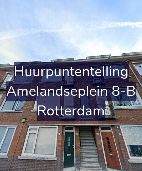 Foto gevel Huurpuntentelling voor Amelandseplein 8-B, Rotterdam