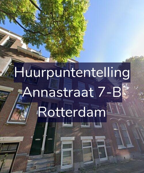 Foto gevel Huurpuntentelling voor Annastraat 7-B, Rotterdam