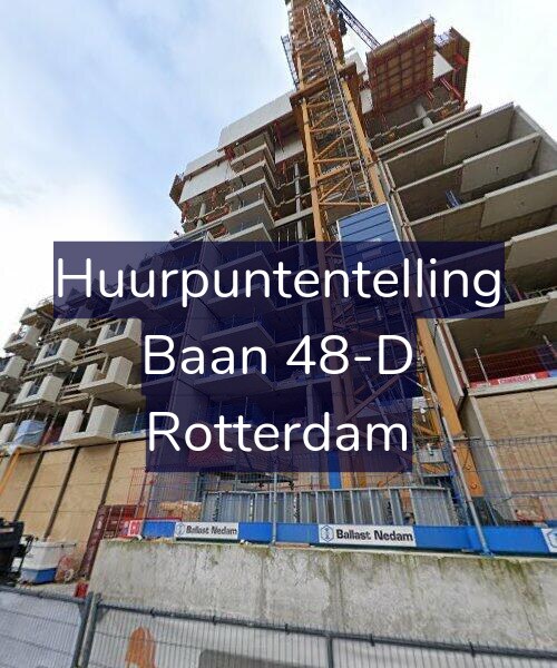 Foto gevel Huurpuntentelling voor Baan 48-D, Rotterdam