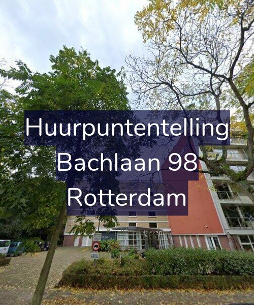 Foto gevel Huurpuntentelling voor Bachlaan 98, Rotterdam