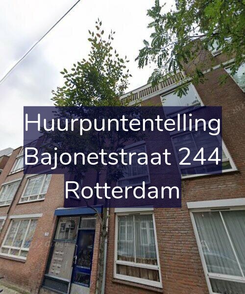 Foto gevel Huurpuntentelling voor Bajonetstraat 244, Rotterdam