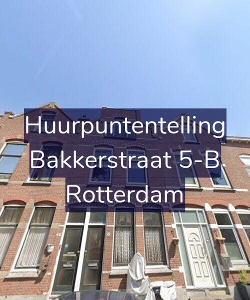 Foto gevel Huurpuntentelling voor Bakkerstraat 5-B, Rotterdam
