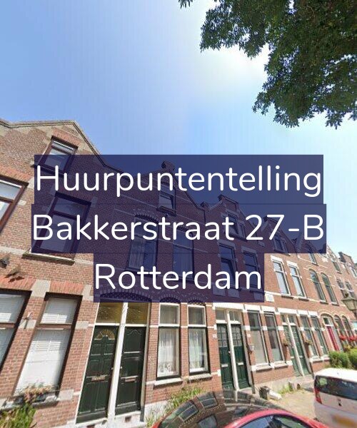 Foto gevel Huurpuntentelling voor Bakkerstraat 27-B, Rotterdam