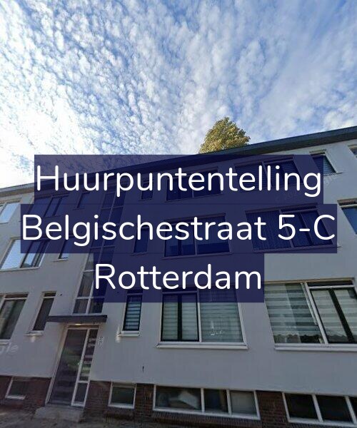 Foto gevel Huurpuntentelling voor Belgischestraat 5-C, Rotterdam
